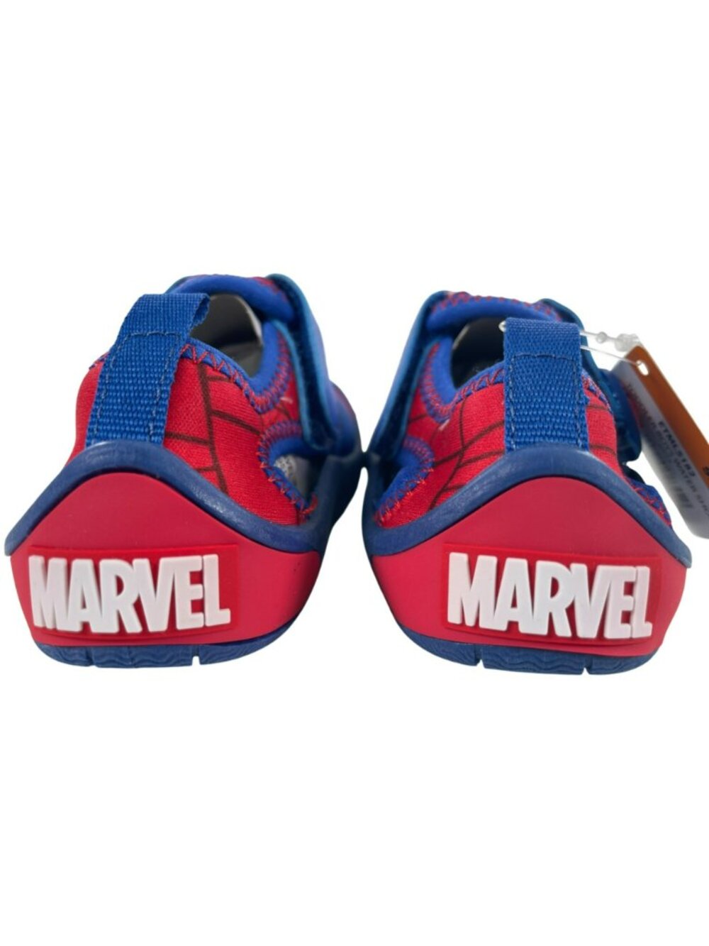 Marvel Spider-Man Water Shoes Red & Blue Adjustable Toddler Boys Size 5/6 NEW - Picture 7 of 12